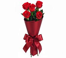 Букет 5 Красных роз Эдлесс Лав в Верховажье