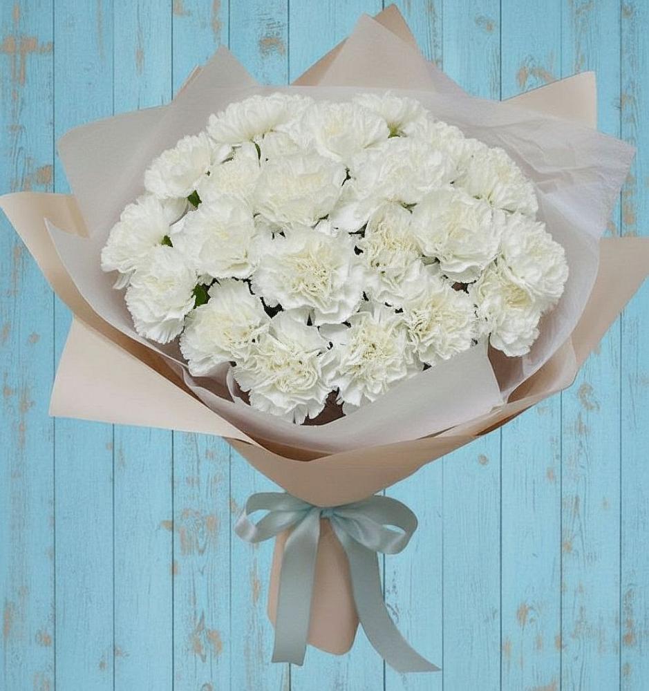 Букет цветов из: Гвоздики в Верховажье