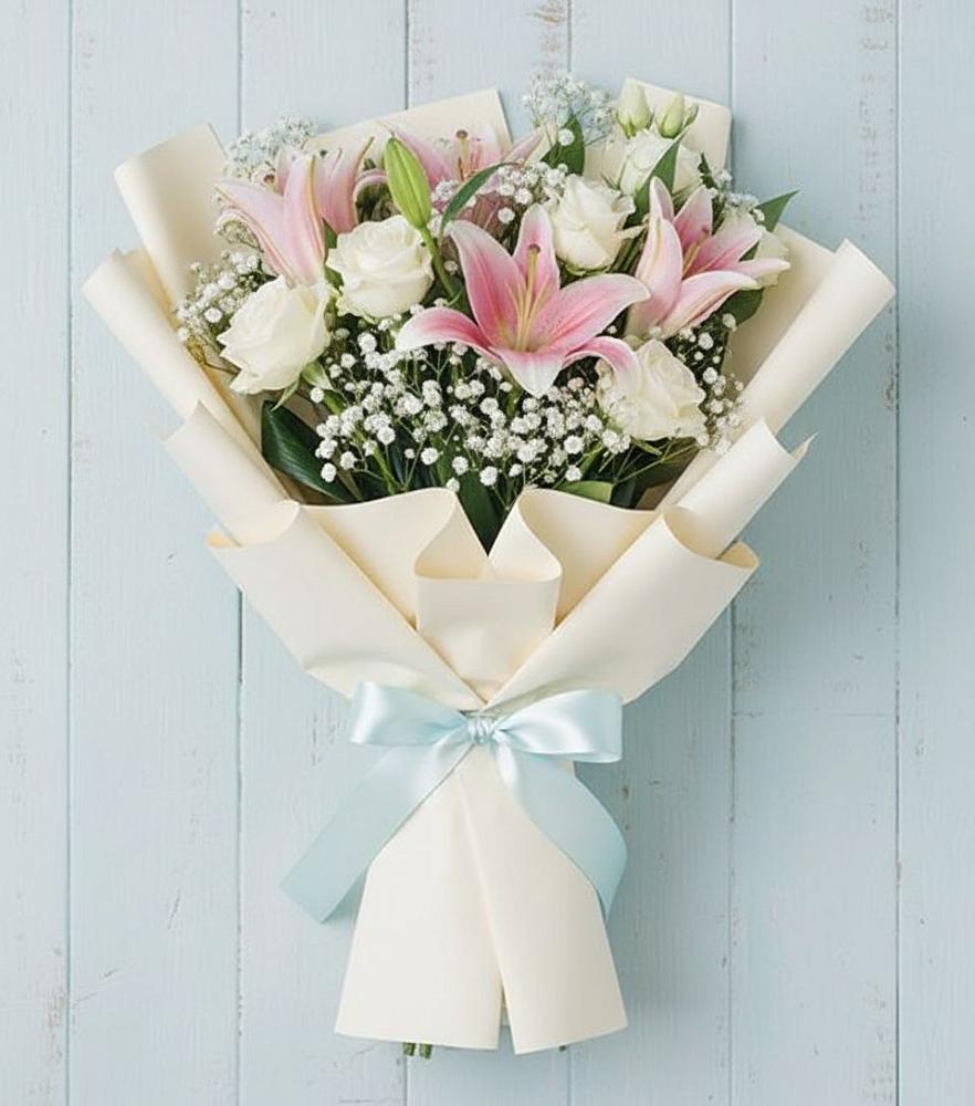 Букет цветов из: Лилии в Верховажье