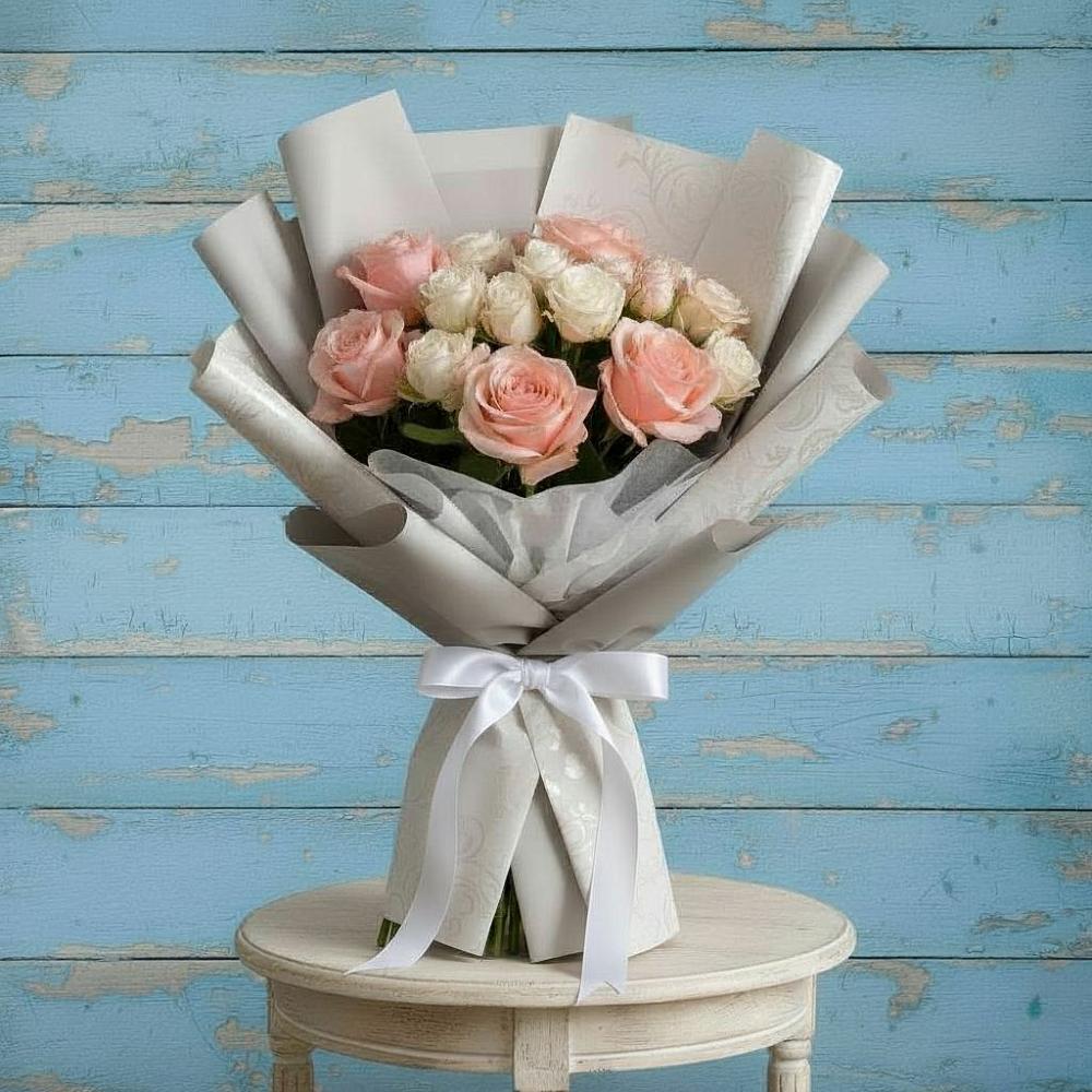 Букет цветов из: Розы в Верховажье