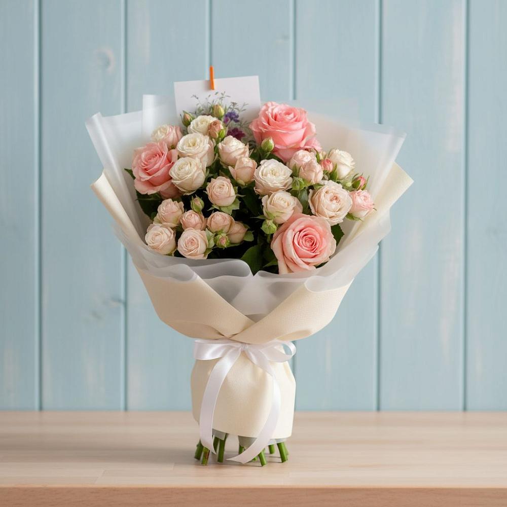 Букет цветов из: Розы в Верховажье