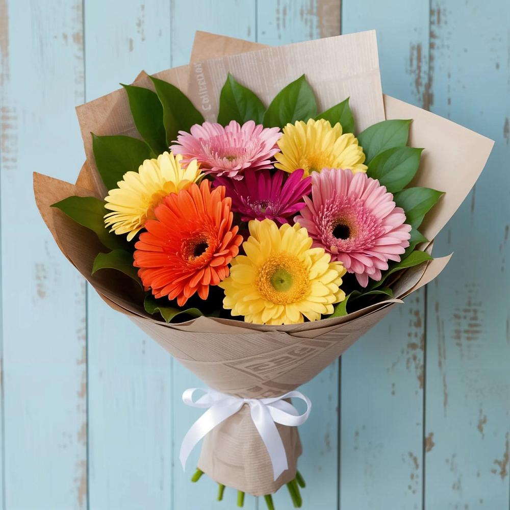 Букет цветов из: Герберы в Верховажье