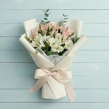 Букет цветов из:  Альстромерии #REPLACE_PRED# Верховажье