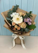 Букет цветов из:  Герберы и Хризантемы в Верховажье