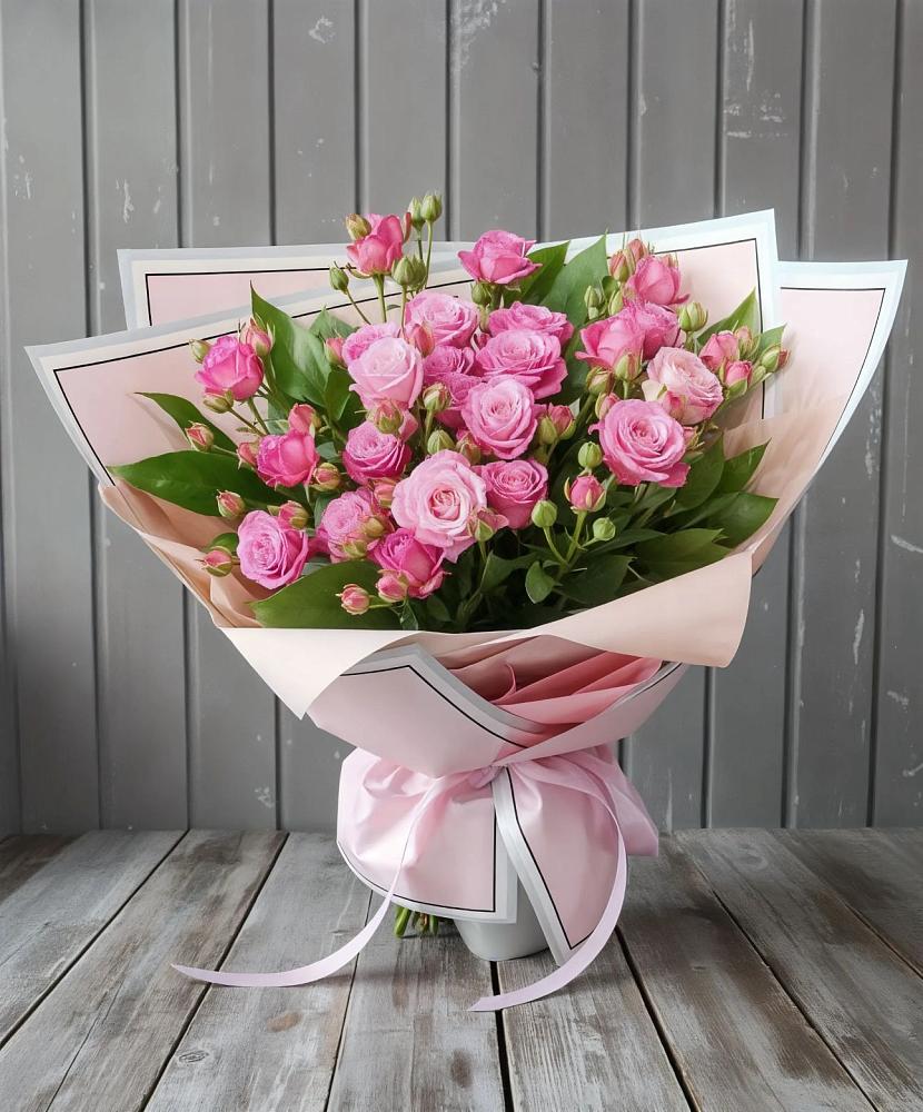 Букет Розовый кустик в Верховажье