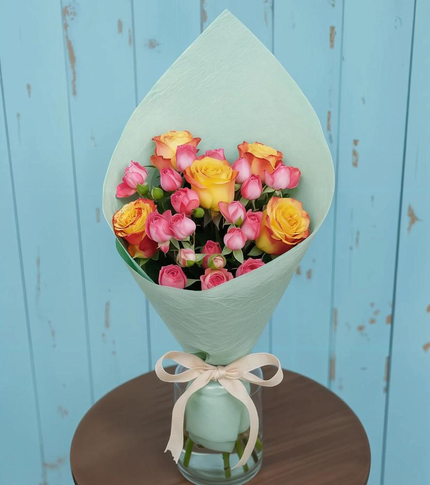 Букет цветов из: Розы в Верховажье