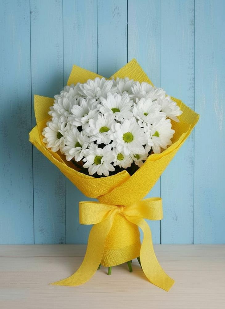 Букет цветов из: Хризантемы в Верховажье