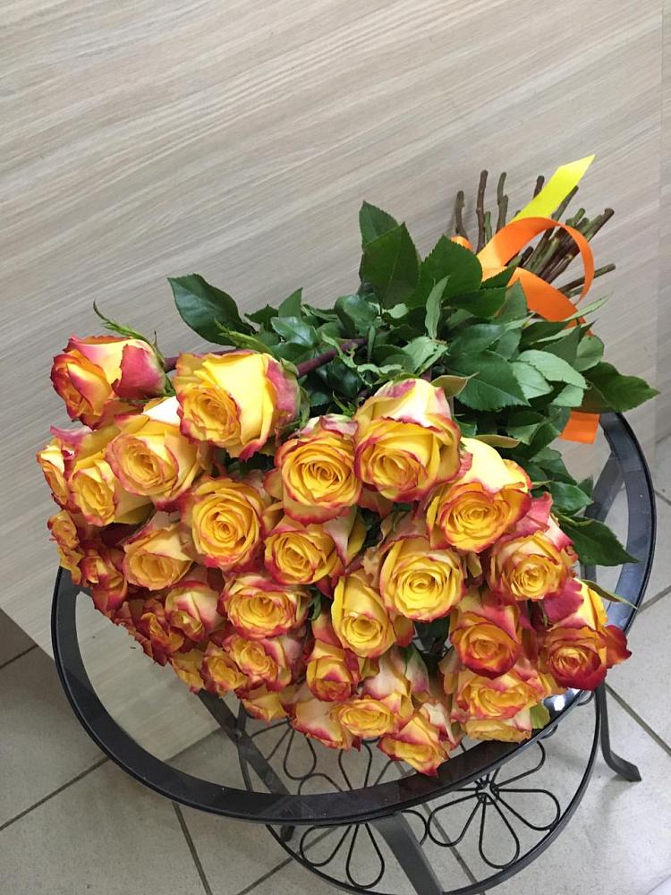 Букет Желтые розы в Верховажье