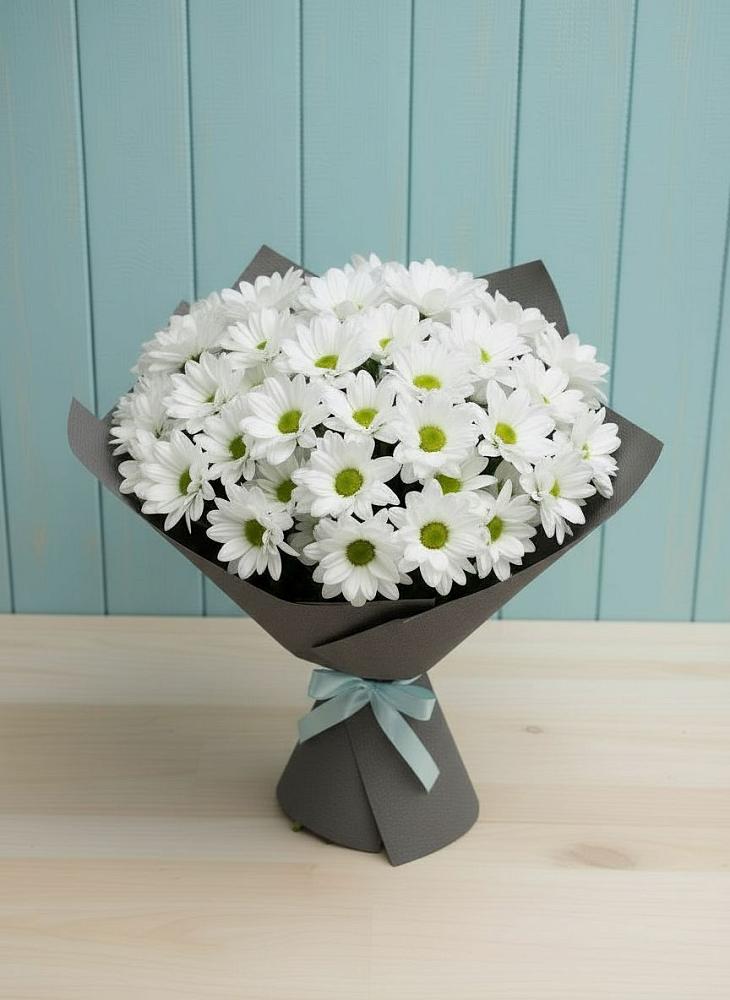 Букет цветов из: Хризантемы в Верховажье