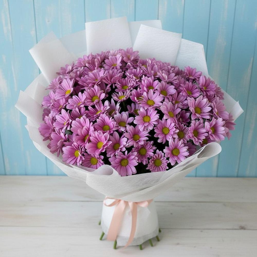 Букет цветов из: Хризантемы в Верховажье