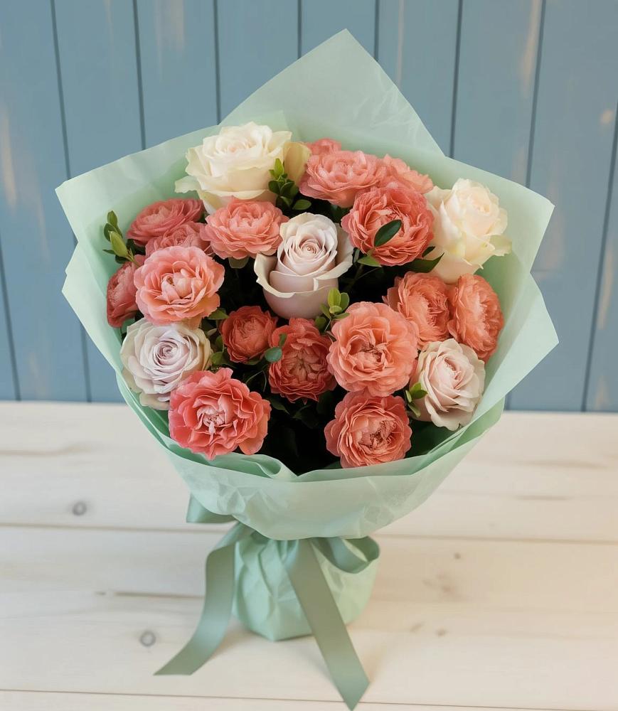 Букет цветов из: Розы в Верховажье