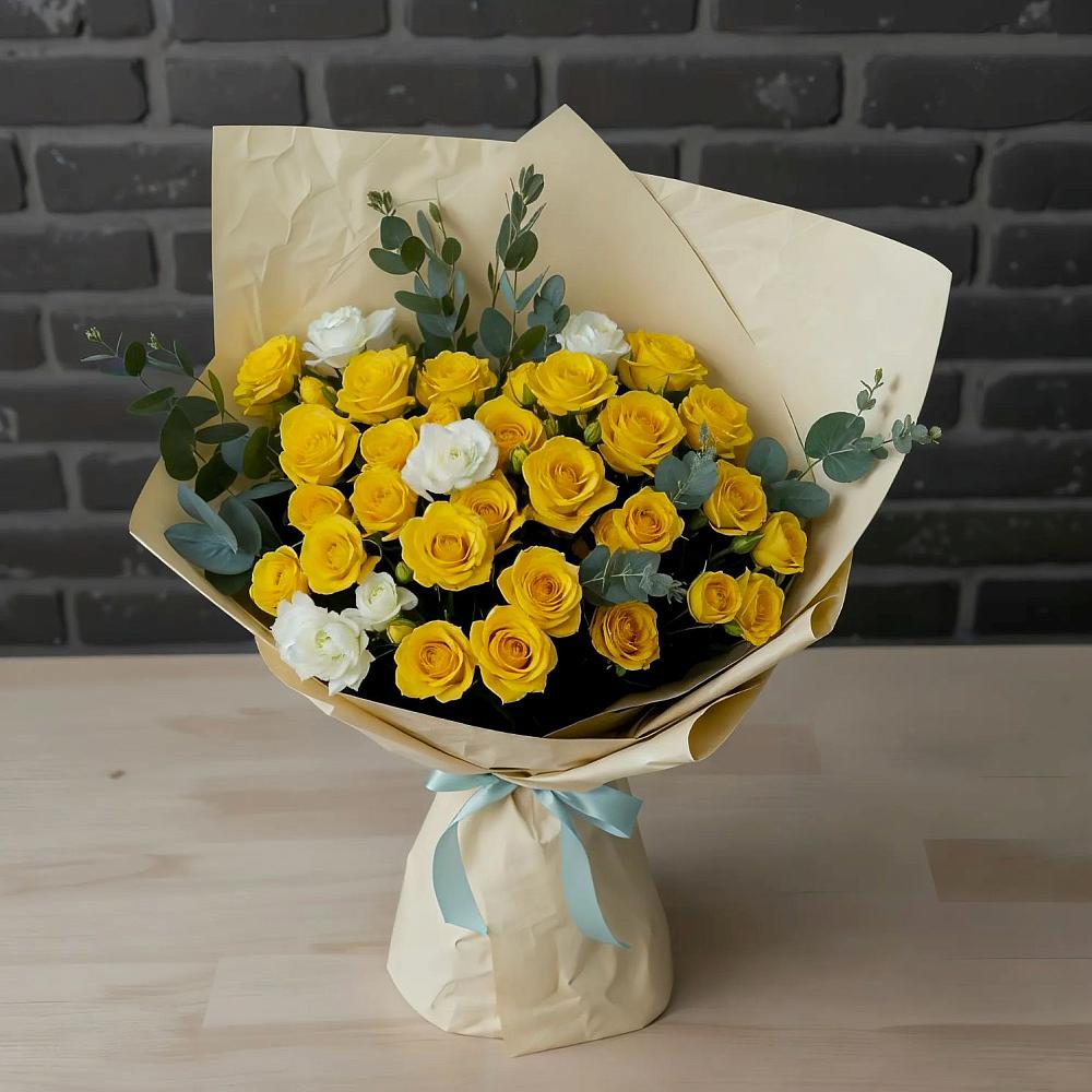 Букет цветов из: Розы в Верховажье