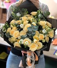 Букет цветов из:  Розы и Лизиантусы #REPLACE_PRED# Верховажье