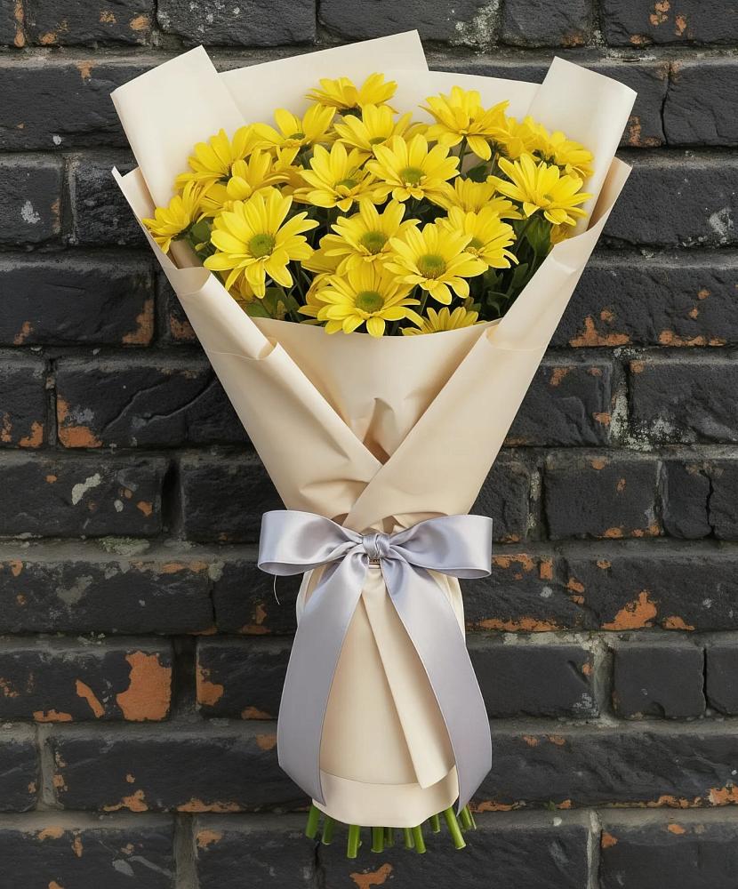 Букет цветов из: Хризантемы в Верховажье