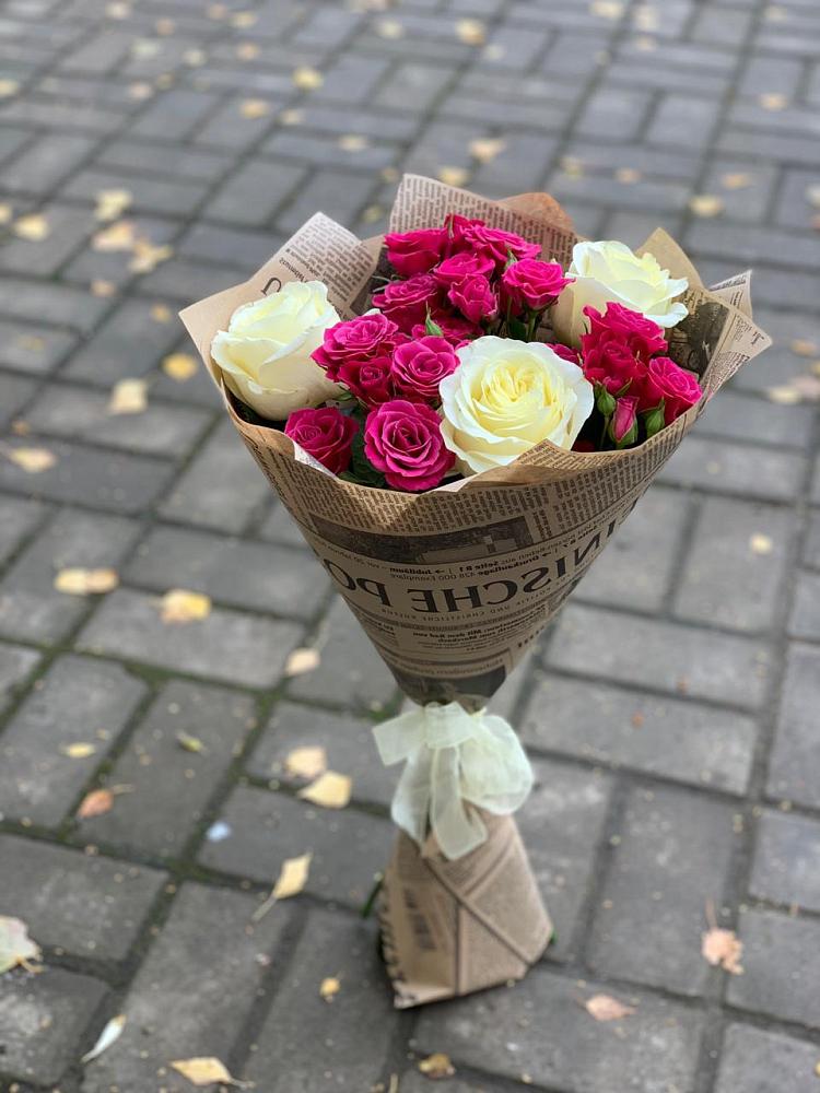 Букет цветов из: Розы в Верховажье